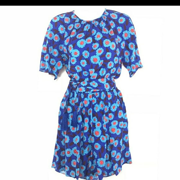 Kate Spade ROMPER BEAUTIFUL BLUE DAISY SMALL - Picture 2 of 4